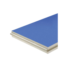 Tvarově stálá tepelněizolační deska z polyuretanové pěny (PIR), oboustranně opatřená difúzně otevřeným minerálním flísem pro tepelnou izolaci střechy novostaveb i rekonstrukcí nad i pod krokvemi