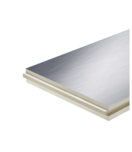 Tvarově stálá tepelněizolační deska z polyuretanové pěny (PIR), oboustranně opatřená hliníkovou fólií pro tepelnou izolaci střechy novostaveb i rekonstrukcí nad i pod krokvemi