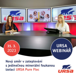 Webinář URSA: Nový směr v zateplování s jedinečnou minerální foukanou izolací URSA Pure Floc