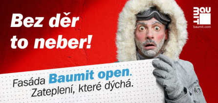 Bez děr to neber! Baumit nabízí úspory na vytápění