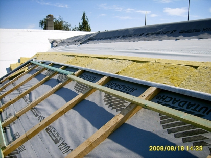 Obr. 4: Systém firmy Isover – skladba při montáži