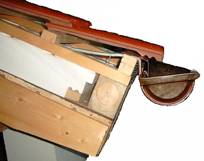 Obr. 12: Thermo – TETTO – montážní schéma okapové hrany