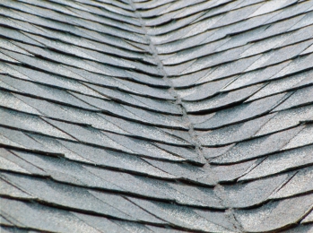 Obr. 14: Neslepené šindele v Lahovicích