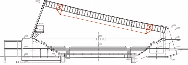 Obr. 1: Zosilnenie drevených nosníkov predpätím