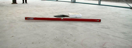 Obr. 4a: Zkroucení desky betonové mazaniny