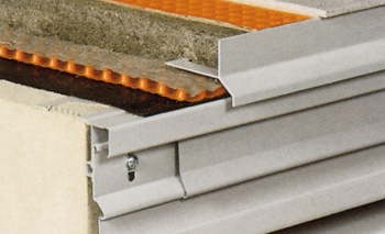 Obr. 33: Ukončovací profil s okapničkou Schlüter®-BARA-RK