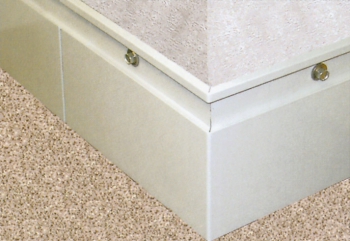 Obr. 31: Stěnový ukončující profil Alwitra – slitina Al-Mg-Si