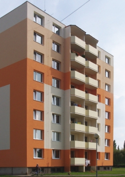 Obr. 41: Montované železobetonové lodžie ŽPSV