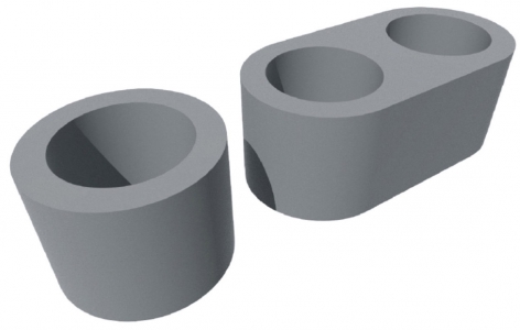 Designové tvarovky RONDE BLOCK – novinka Presbetonu