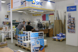 Centra pro suchou výstavbu SFIC ve stavebninách Raab Karcher