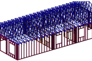 Prodejna se zázemím z bezúdržbového systému LindabConstruline