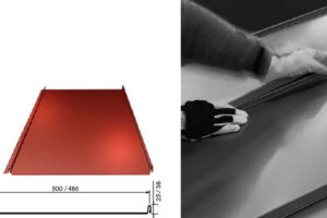 Stavebnicová krytina Lindab Click