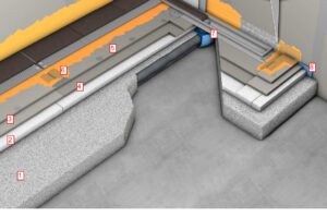 FERMACELL Powerpanel TE – sprchový podlahový set pro liniové odvodnění