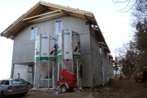 Desky Knauf Massivbauplatte v relaxačním centru Monínec