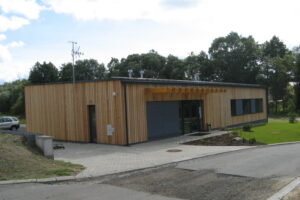 Levná, rychlá a úsporná dřevostavba zdravotního střediska v Mníšku u Liberce s materiály FERMACELL