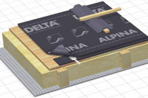 Fólie DELTA-ALPINA – maximální bezpečnost pro šikmé střechy
