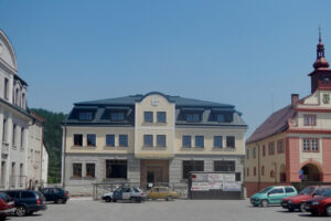 Fermacell na vnitřních příčkách hotelu Beránek v Úpici