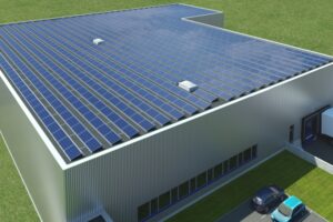 Montážní systém FV modulů Schüco MSE 210 Aero 2.0 pro lepší využití plochých střech