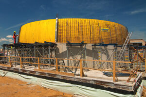 Kopule plzeňského planetária ze samozhutnitelných betonů EASYCRETE