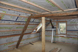 Půdní vestavba bytu s pomocí materiálu systému COMPRI®