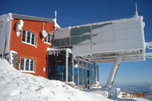 Desky fermacell ve stanicích nové lanovky na Sněžku