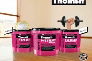 Lepení dřevěných podlahovin s elastickými lepidly Thomsit