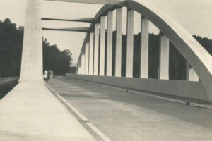 Bednění Doka při stavbě repliky historického mostu u Veselí nad Moravou