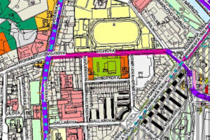 Brno postaví v proluce ve Vojtově ulici sociální bydlení i park
