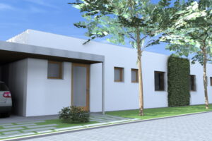 V Ostravě-Třebovicích vyroste v extrémně krátkém termínu šest rodinných domů