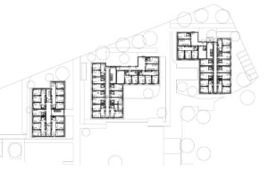 Úsporná okna Schüco Alu Inside ve studentských kolejích v Heidelbergu