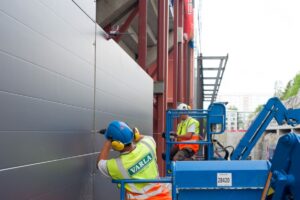Nová multisportovní aréna v Göteborgu má střechu Lindab