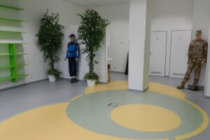 Materiály Thomsit na podlahách Rekrutačního střediska AČR v Dejvicích