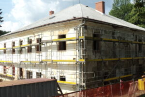 Citlivá rekonstrukce fasád šoltéství v Heřmanovicích