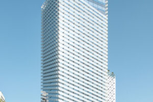 Skla AGC na barcelonském mrakodrapu Torre Puig