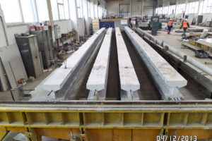 Panely mostního zábradlí z UHPC