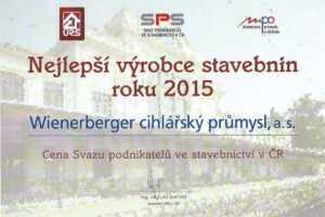 Wienerberger byl oceněn v soutěži Nejlepší výrobce stavebnin