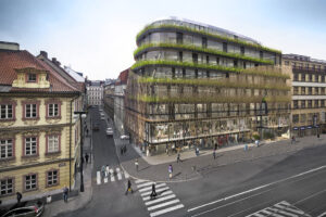 Na Národní vyrostla unikátní monolitická stavba