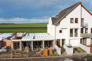 Stropní konstrukce Elegohouse – Realizace stropu a jeho zateplení v jednom kroku