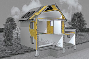 Zateplete fasádu kamennou vlnou Rockwool – bezpečné bydlení s nízkými náklady na energie