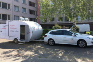 Mobilní showroom Schindler