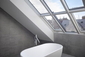 Krásný prostor mezi střechami