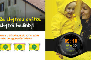 Za nákup chytré omítky Weber chytré hodinky
