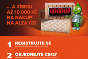Poukaz na nákup v e-shopu Alza.cz lze za objednávku cihel HELUZ získat do konce března