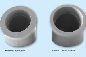 Tvarovky pro rozvody vody a topení nově z materiálu PP-RCT