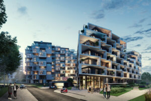 U metra Želivského vyroste nová čtvrť Hagibor s byty, obchody, kancelářemi i kulturním centrem a parkem