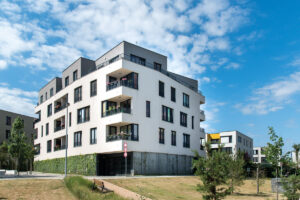 Projet Modřanský Háj s okenními systémy REHAU