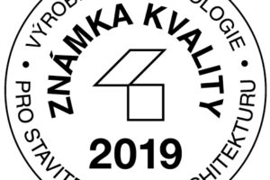 Stříbrná Známka kvality pro beton Colorcrete