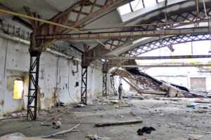 Začlenění staré průmyslové haly do objektů Palmovka Open Parku