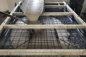 Bílé betony pro obklad výdechu z tunelu Blanka