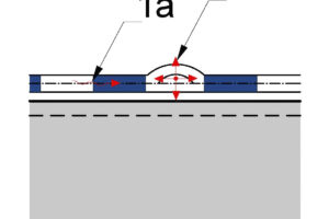 Delaminace asfaltových pásů v důsledku vadné výroby